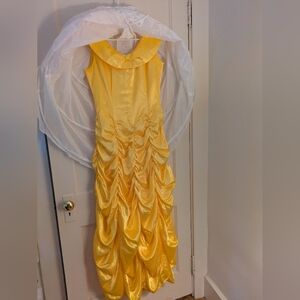 Belle Costume Size Small With Accessories And Added Hoop Skirt